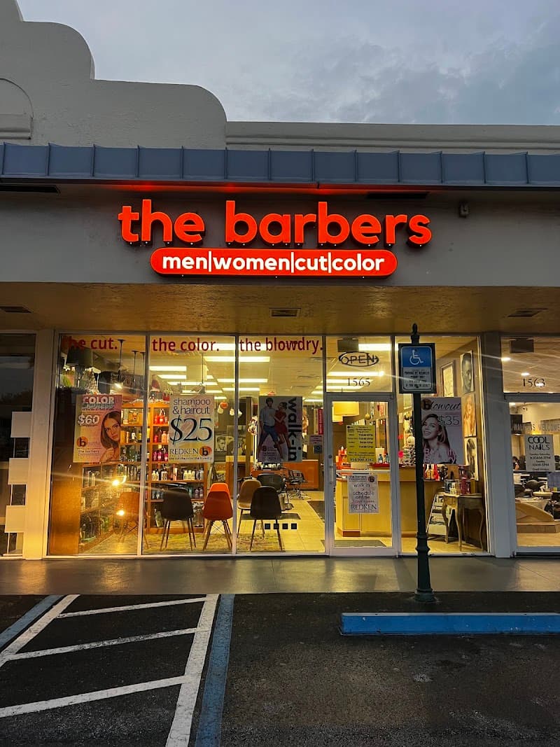 the barbers men|women|cut|color salon & barbershop